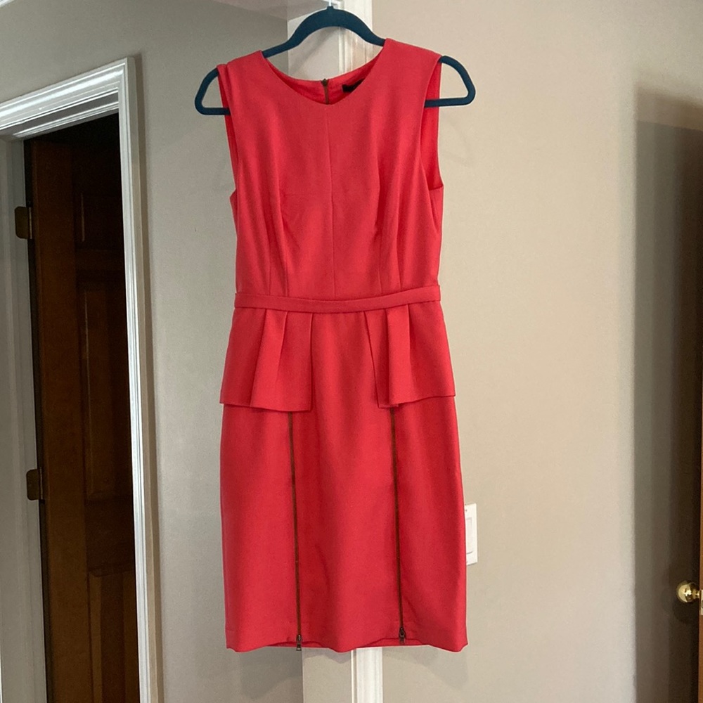 Beautiful coral BCBG Maxazria women’s dress.